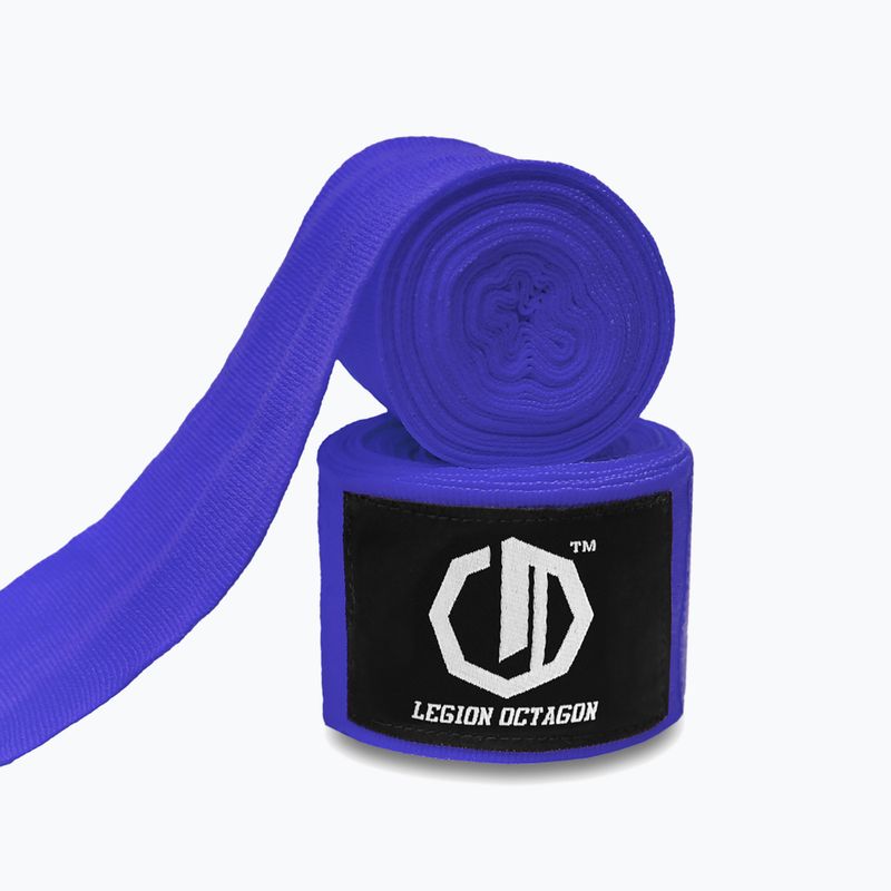 Bandaże bokserskie Octagon Legion Standard 400 cm dark blue 2