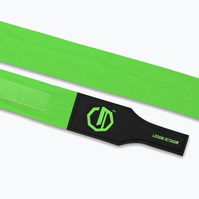 Bandaże bokserskie Octagon Legion Supreme 500 cm light green 3