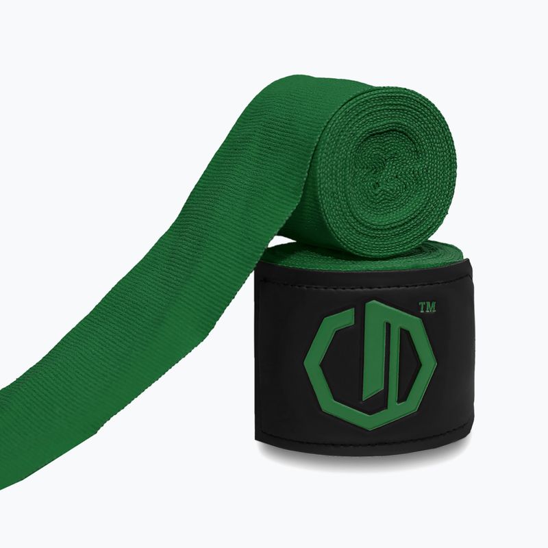 Bandaże bokserskie Octagon Legion Supreme 300 cm dark green 2