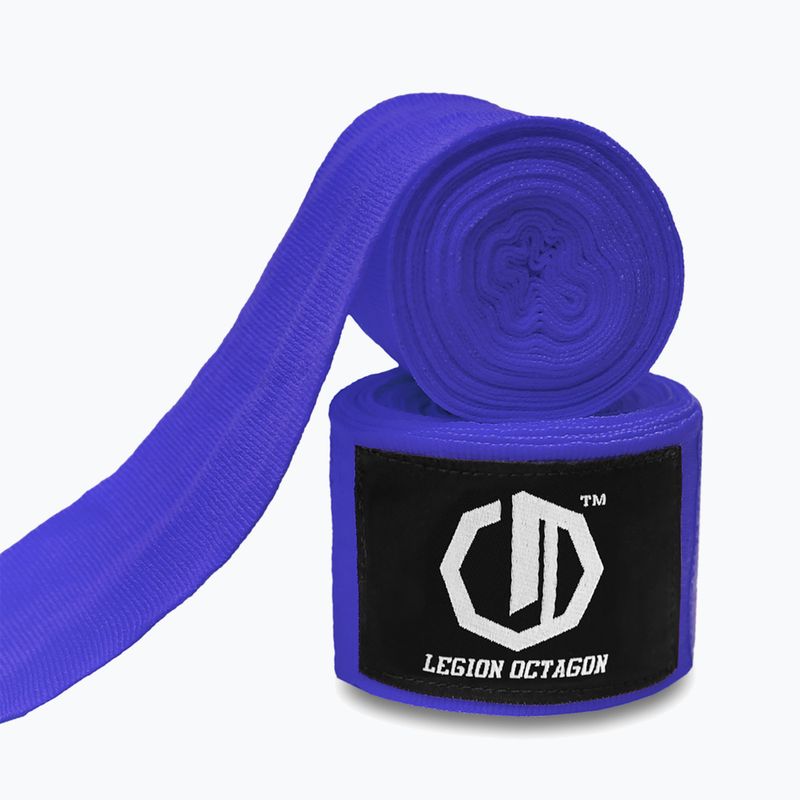 Bandaże bokserskie Octagon Legion Standard 500 cm dark blue 2
