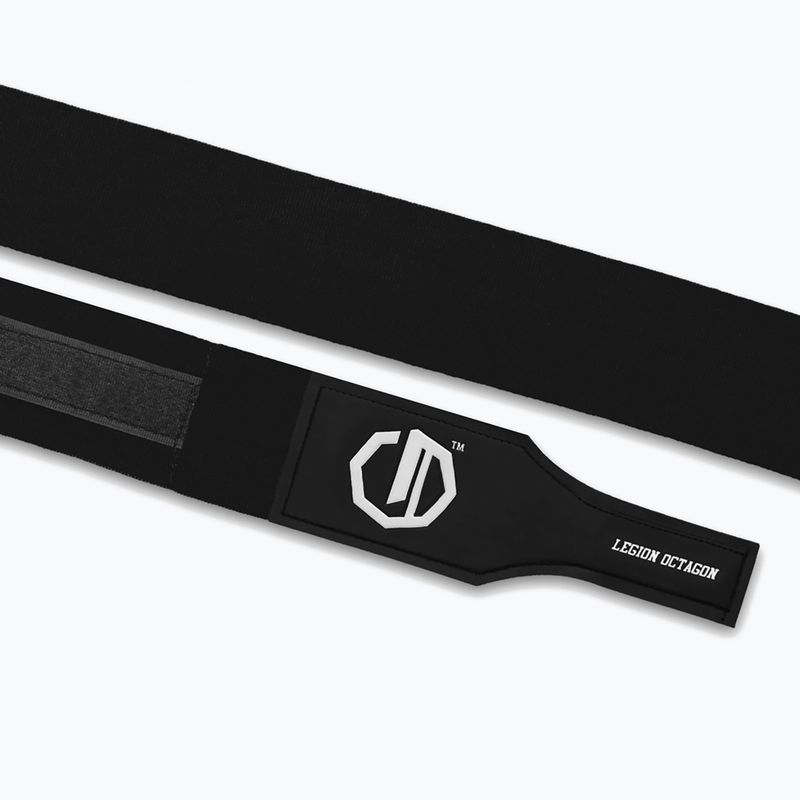 Bandaże bokserskie Octagon Legion Supreme 500 cm black/white 3