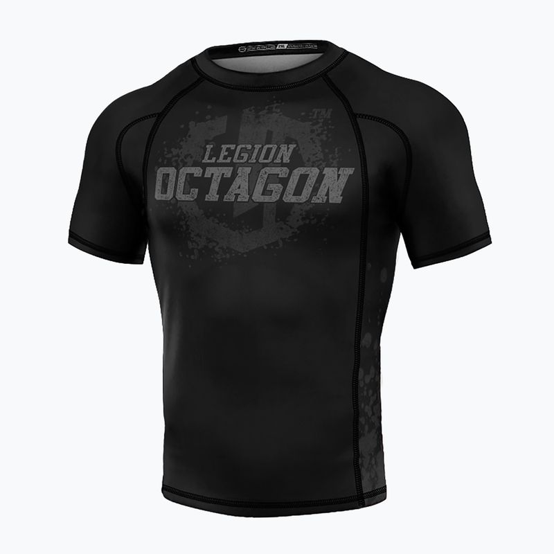 Rashguard męski Octagon Legion Premium Grunge black/grey