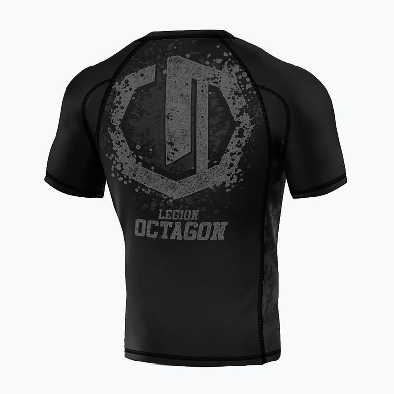 Rashguard męski Octagon Legion Premium Grunge black/grey 2