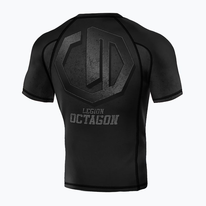 Rashguard męski Octagon Legion Premium Conquest black/grey 2