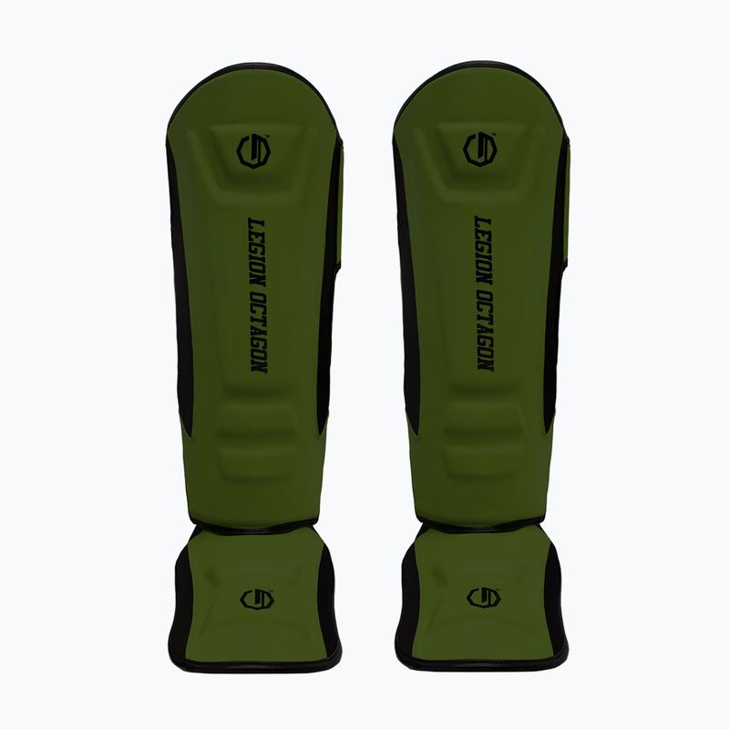 Ochraniacze piszczeli i stóp Octagon Legion Enforcer dark green 3