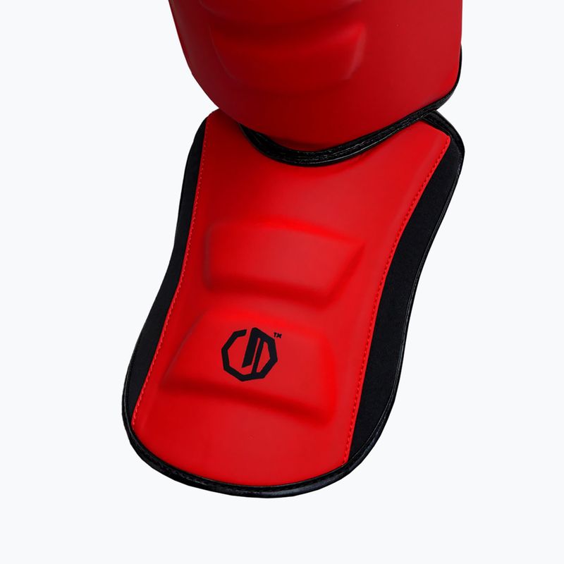 Ochraniacze piszczeli i stóp Octagon Legion Enforcer dark red 4