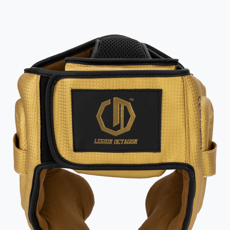 Kask bokserski Octagon Legion Kevlar gold 4