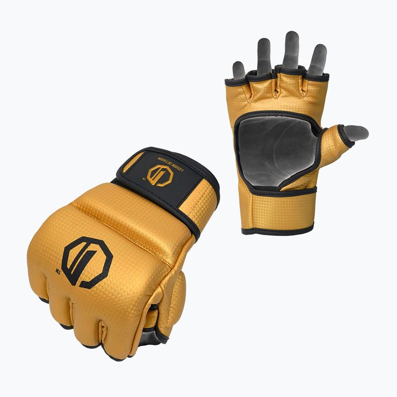 Rękawice grapplingowe Octagon Legion Kevlar MMA gold 2