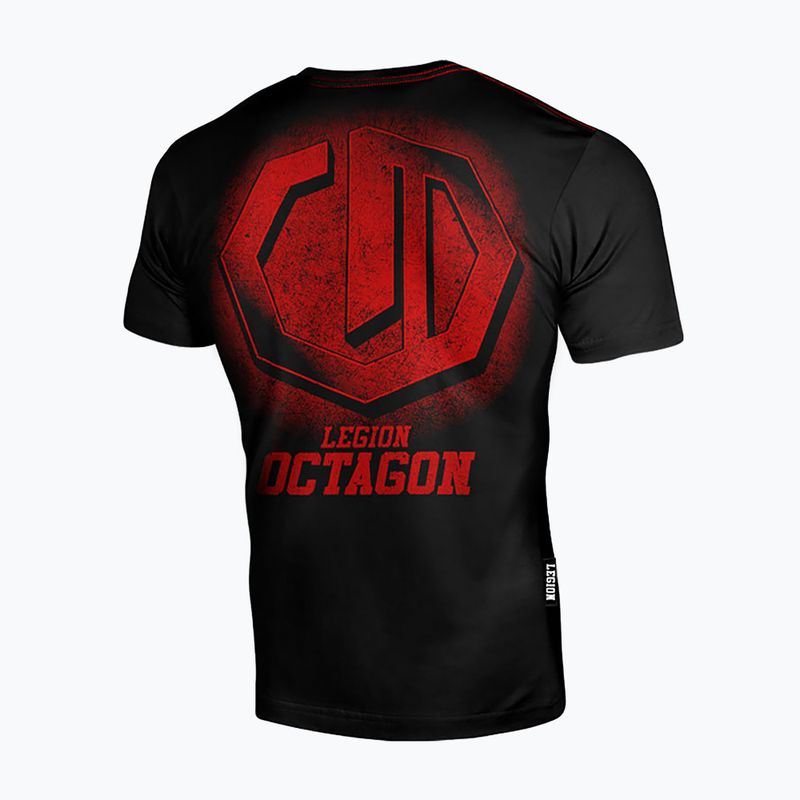Koszulka męska Octagon Legion Conquest black/red 2