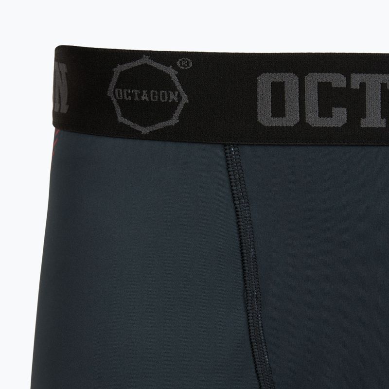 Spodenki treningowe męskie Octagon Legion Escape black/red 3