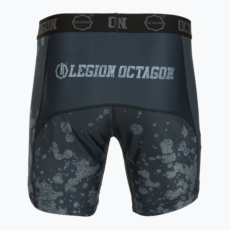 Spodenki treningowe męskie Octagon Legion Grunge black/grey 2