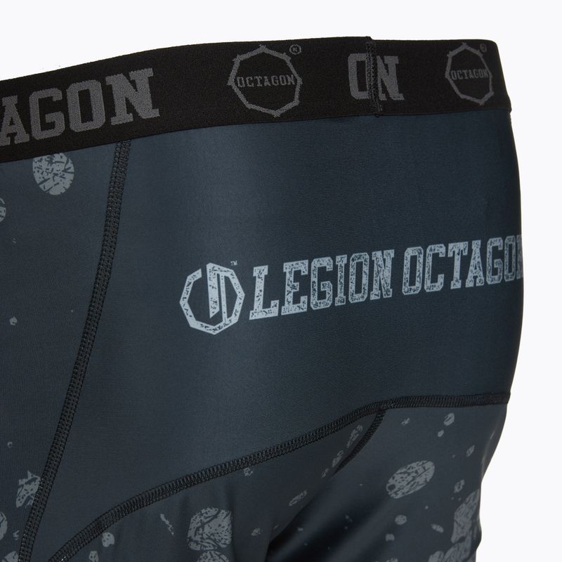 Spodenki treningowe męskie Octagon Legion Grunge black/grey 4