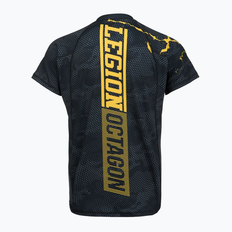 Rashguard męski Octagon Legion Premium black/yellow 2
