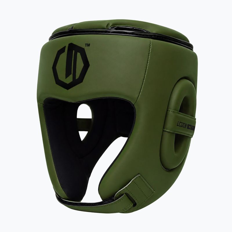Kask bokserski Octagon Legion Enforcer dark green 3