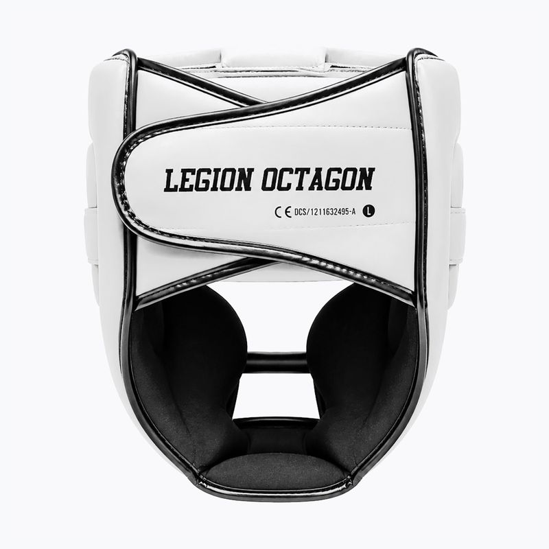 Kask bokserski Octagon Legion Guardox 2w1 white 3