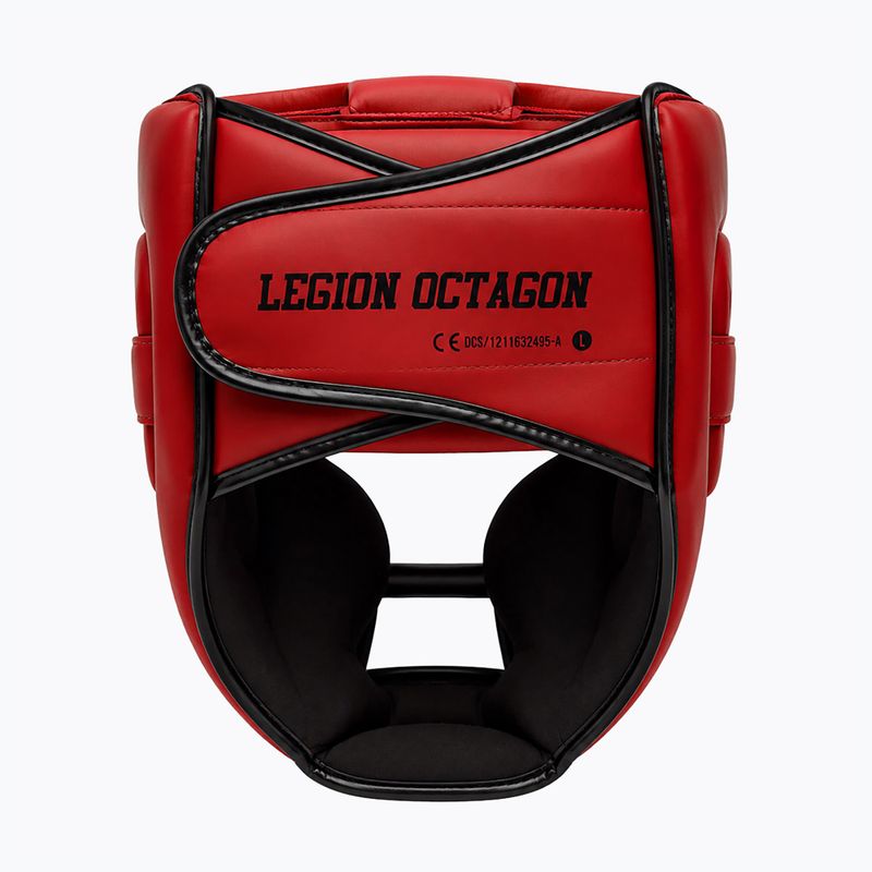 Kask bokserski Octagon Legion Guardox 2w1 red 3