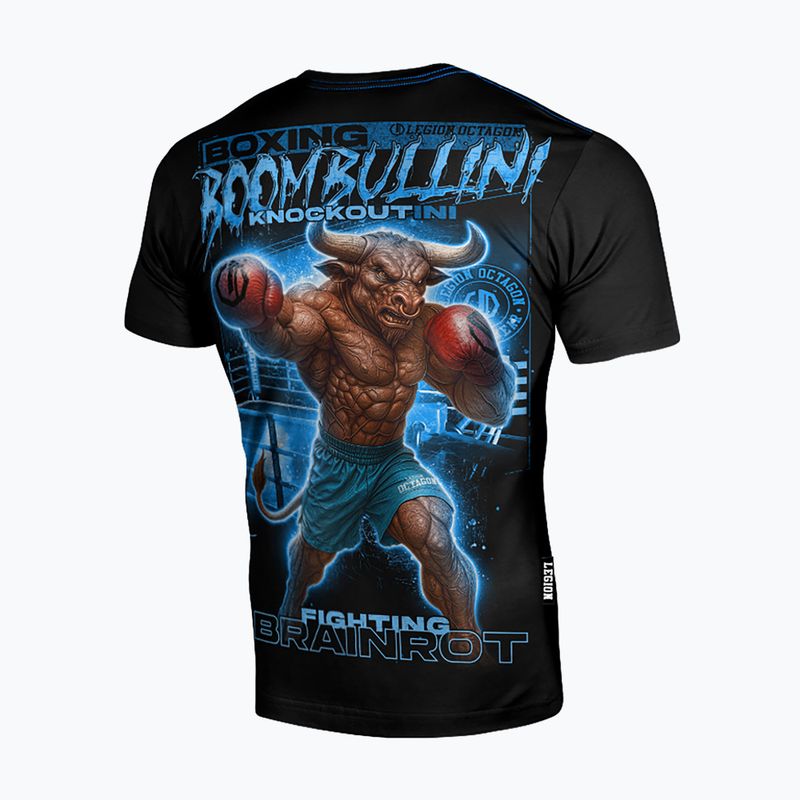 Koszulka męska Octagon Legion Brainrot Boombullini Knockoutini black/multicolor 2