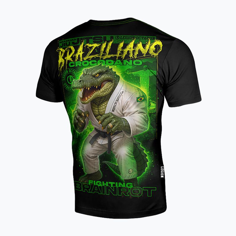 Koszulka męska Octagon Legion Brainrot Braziliano Crocodano black/multicolor 2