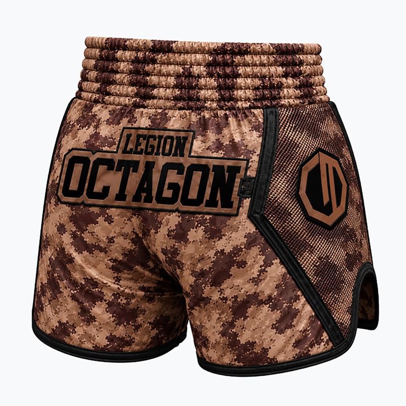 Spodenki treningowe Octagon Legion Kickboxing/Muay Thai Premium desert storm 2
