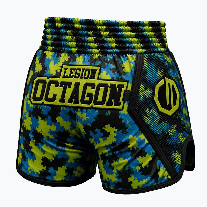 Spodenki treningowe Octagon Legion Kickboxing/Muay Thai Premium toxic unit 2