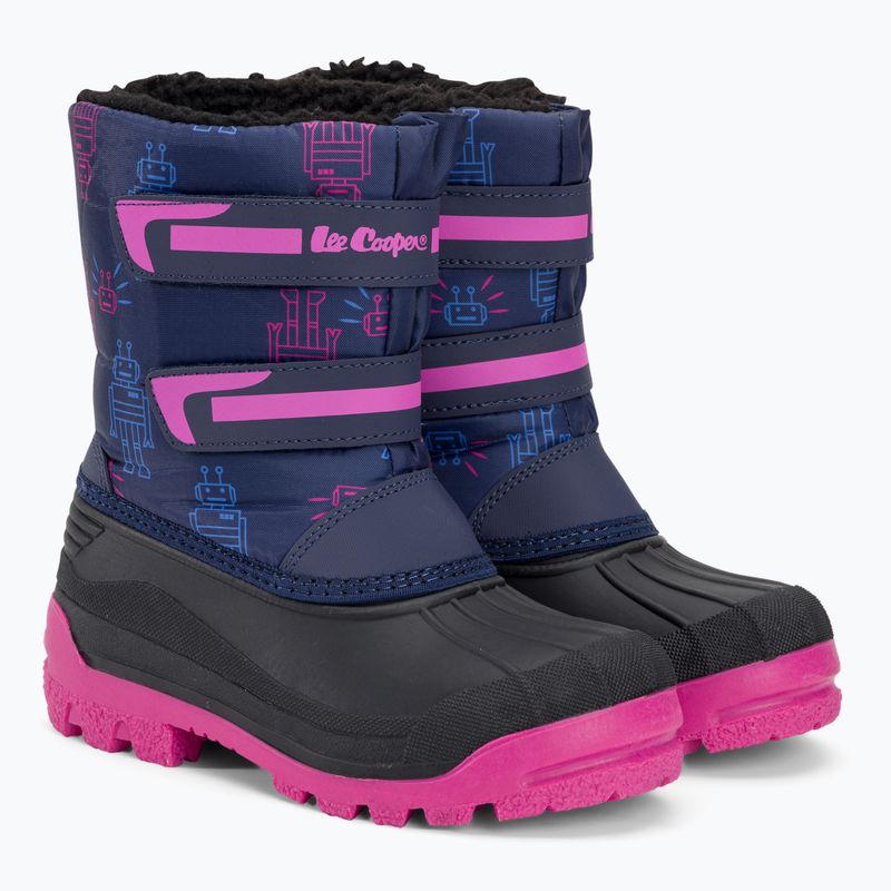Śniegowce dziecięce Lee Cooper LCJ-23-44-2007 navy/fuchsia 4