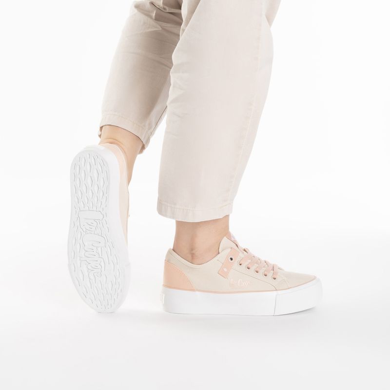 Trampki  damskie Lee Cooper LCW-24-31-2196 beige 2