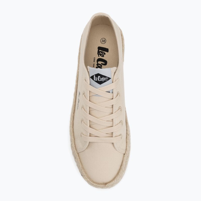 Espadryle damskie Lee Cooper LCW-25-44-3215LA beige 5