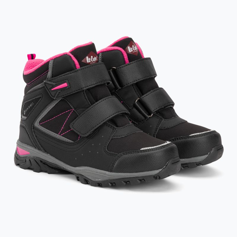 Śniegowce dziecięce Lee Cooper LCJ-23-01-2061 black/fuchsia 4