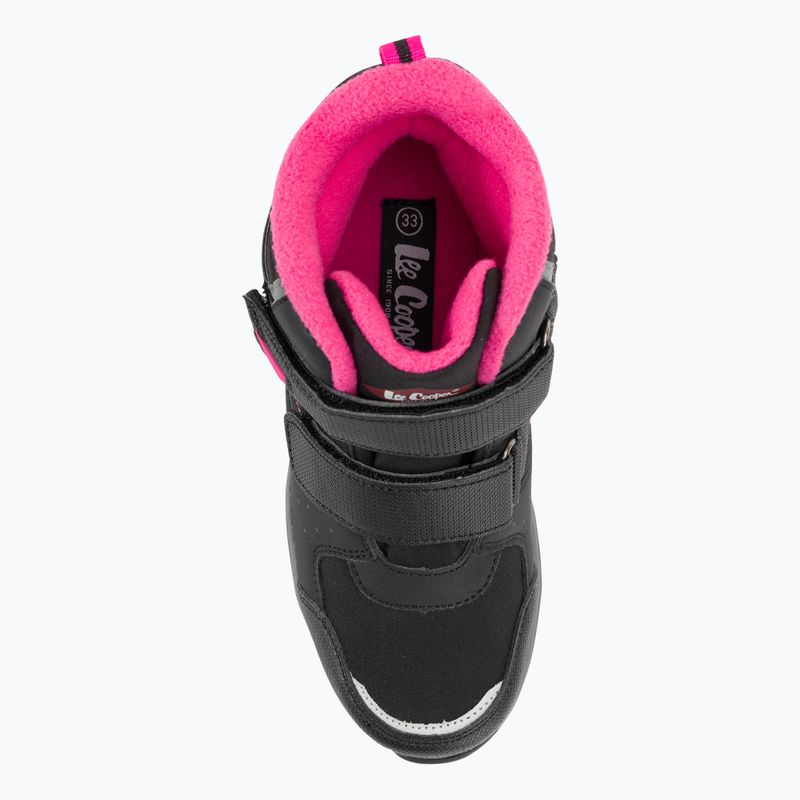 Śniegowce dziecięce Lee Cooper LCJ-23-01-2061 black/fuchsia 6