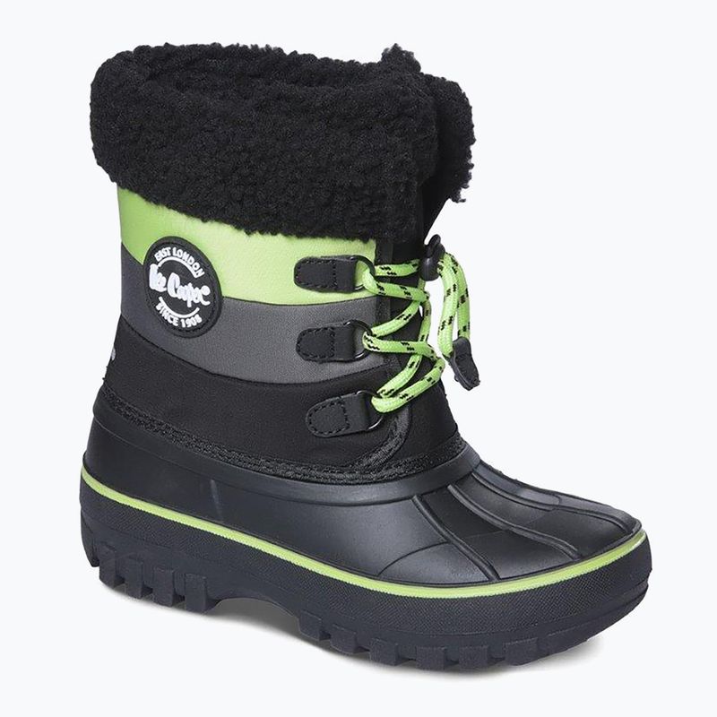 Śniegowce dziecięce Lee Cooper LCJ-24-44-2856K black / lime