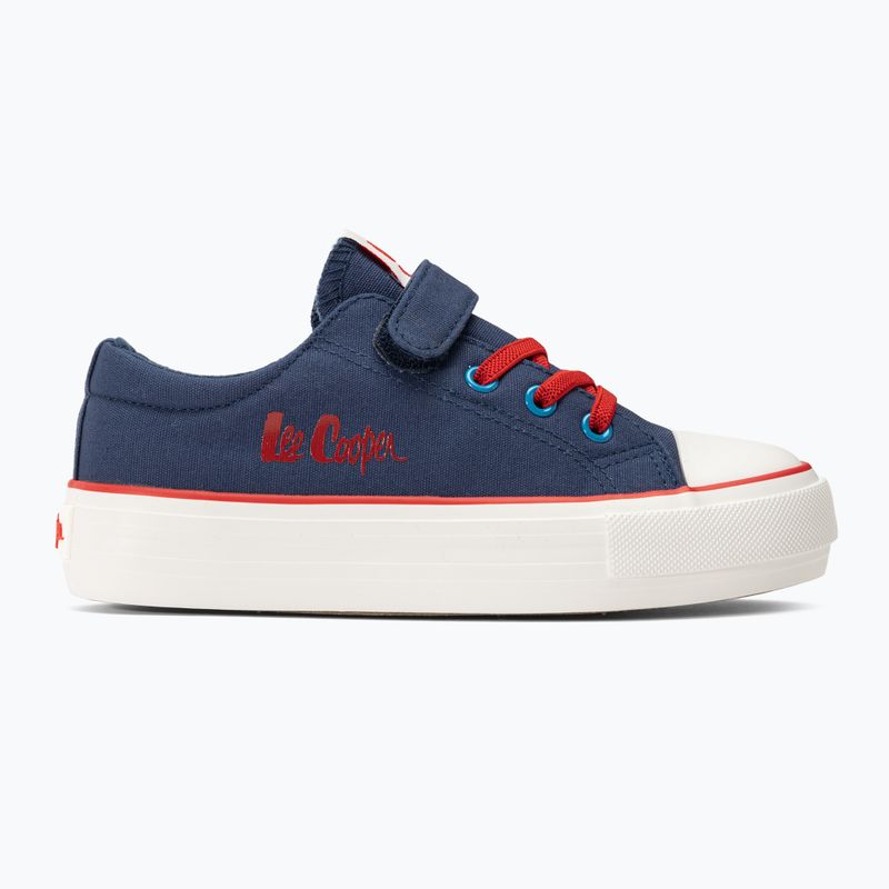 Trampki dziecięce Lee Cooper LCW-24-31-2275 navy 2