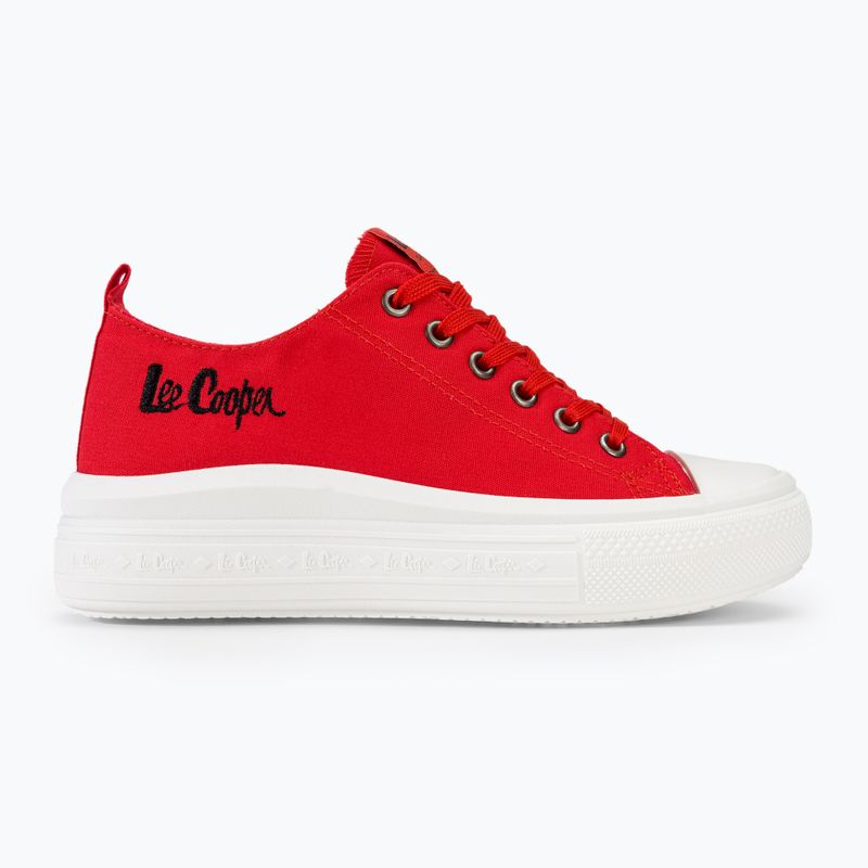 Trampki damskie Lee Cooper LCW-24-44-2463 red 2