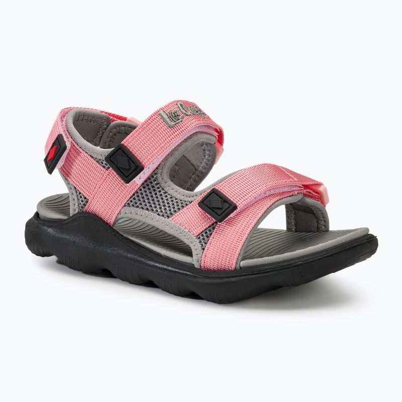 Sandały dziecięce Lee Cooper LCW-24-34-2603 grey/pink
