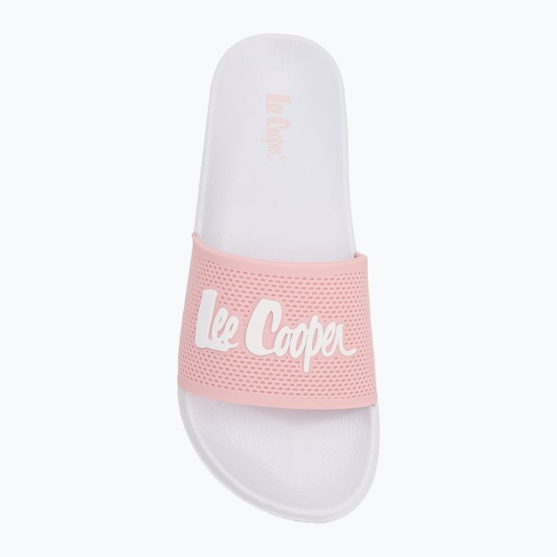 Klapki damskie Lee Cooper LCW-25-07-3520LA pink/white 5