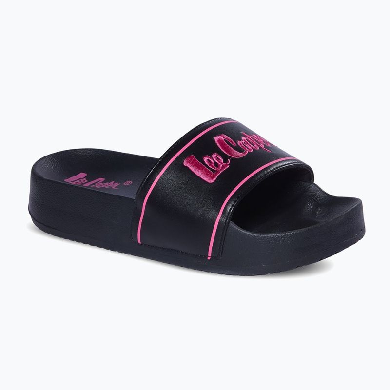 Klapki damskie Lee Cooper LCW-25-42-3530LA black/pink 8