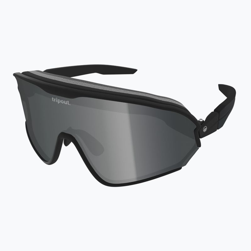 Okulary przeciwsłoneczne Tripout Infinity black/dark silver axiom 5