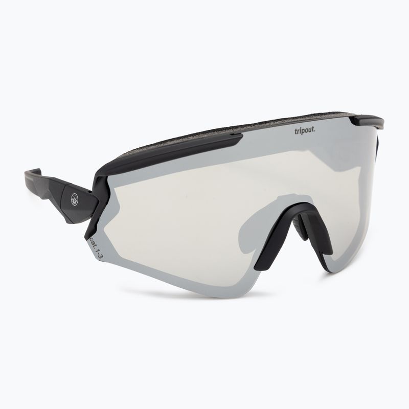 Okulary przeciwsłoneczne Tripout Eternity black/smart dark silver fotochrom