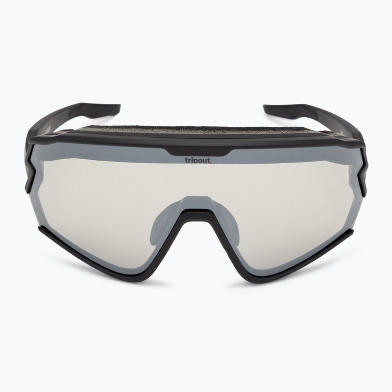 Okulary przeciwsłoneczne Tripout Infinity black/smart dark silver fotochrom 3