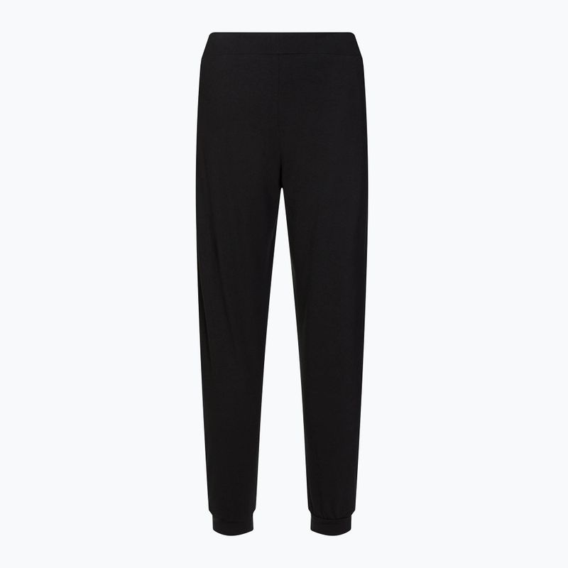 Spodnie do jogi damskie Moonholi Crescent Open Sweatpants Sky czarne 221 2