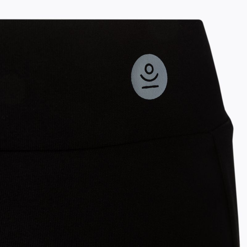 Spodnie do jogi damskie Moonholi Crescent Open Sweatpants Sky czarne 221 3