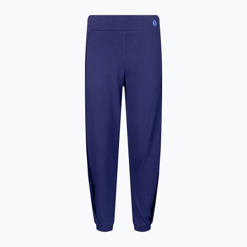Spodnie do jogi Moonholi Crescent Open Sweatpants Midnight niebieskie 222