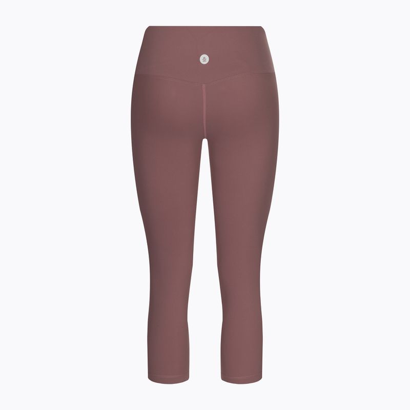 Legginsy do jogi damskie Moonholi Yoggings 7/8 różowe 234 2