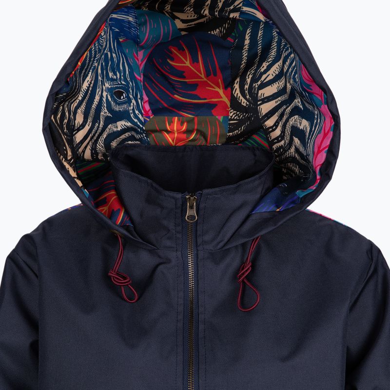 Kurtka przeciwdeszczowa damska Waikane Vibe Blue Zebra Parka 3