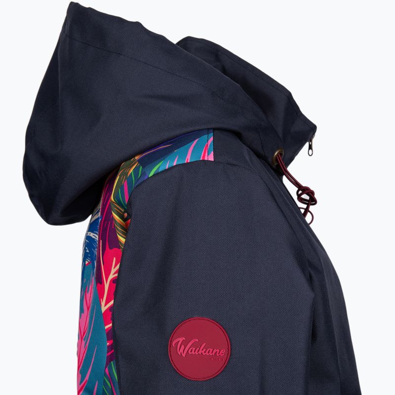 Kurtka przeciwdeszczowa damska Waikane Vibe Blue Zebra Parka 4