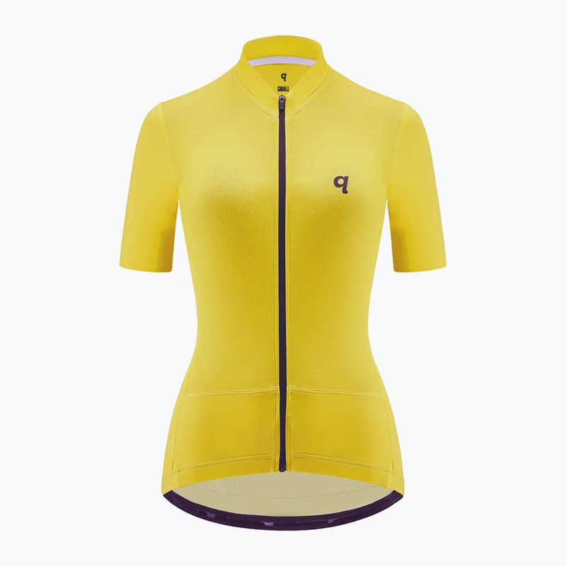 Koszulka rowerowa damska Quest Adventure W yellow