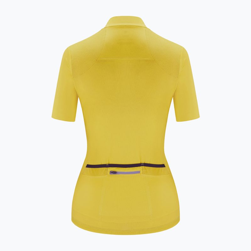 Koszulka rowerowa damska Quest Adventure W yellow 2