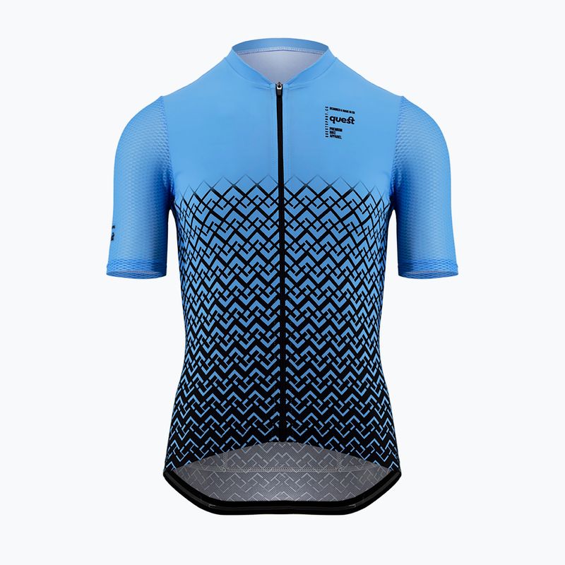 Koszulka rowerowa męska Quest Limone 23 blue