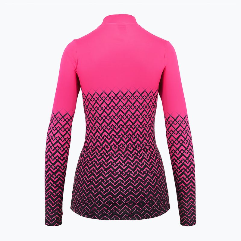 Bluza rowerowa damska Quest Limone magenta 4