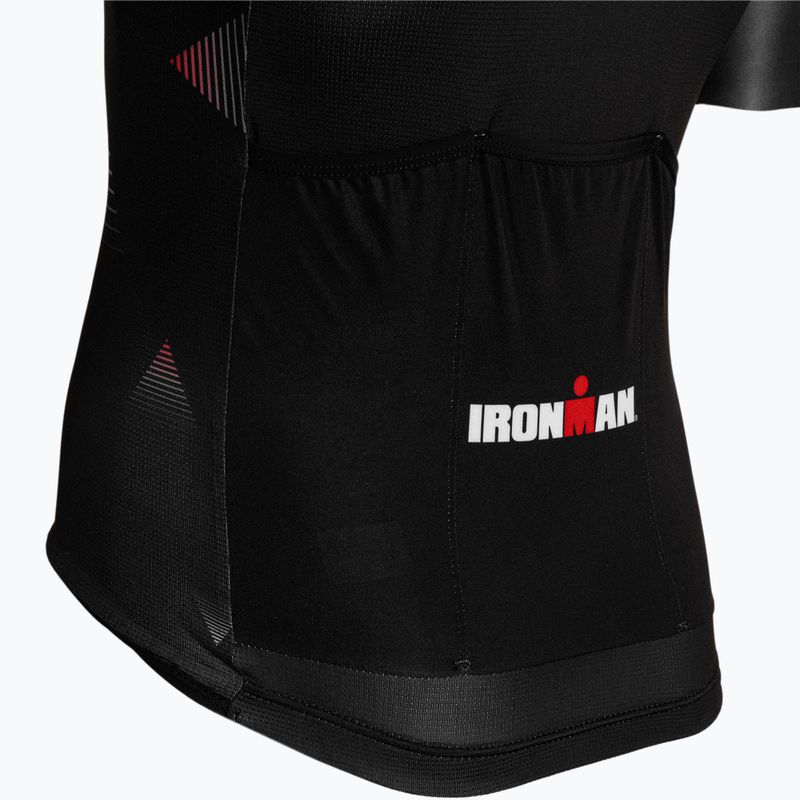 Koszulka rowerowa męska Quest Race Line France IRONMAN® black 5