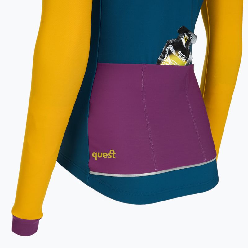 Bluza rowerowa damska Quest Navigator green 4